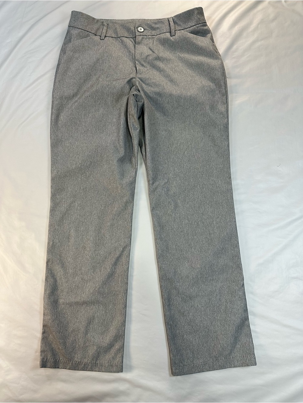 Women's Straight Fit Gray Dress Pants size 10 short